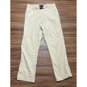 SCOTTEVEST TEC Hidden Cargo Khaki Belted Outdoor Lightweight Pants Sz 34x32